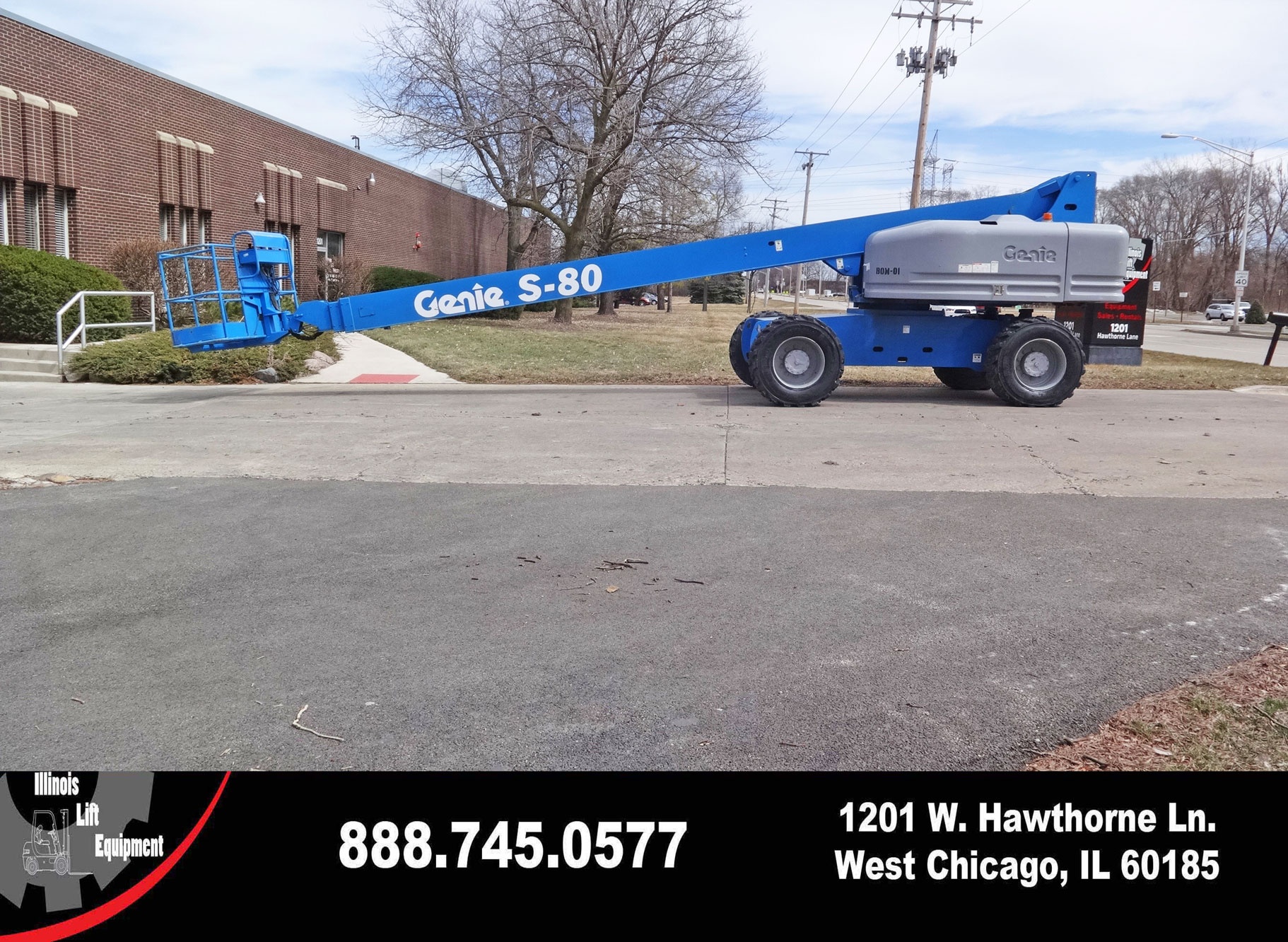 2003 Genie S80 Boom Lift on Sale in Georgia