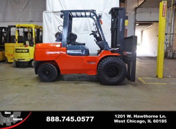 2002 Toyota 7FGAU50 Forklift On Sale in Georgia