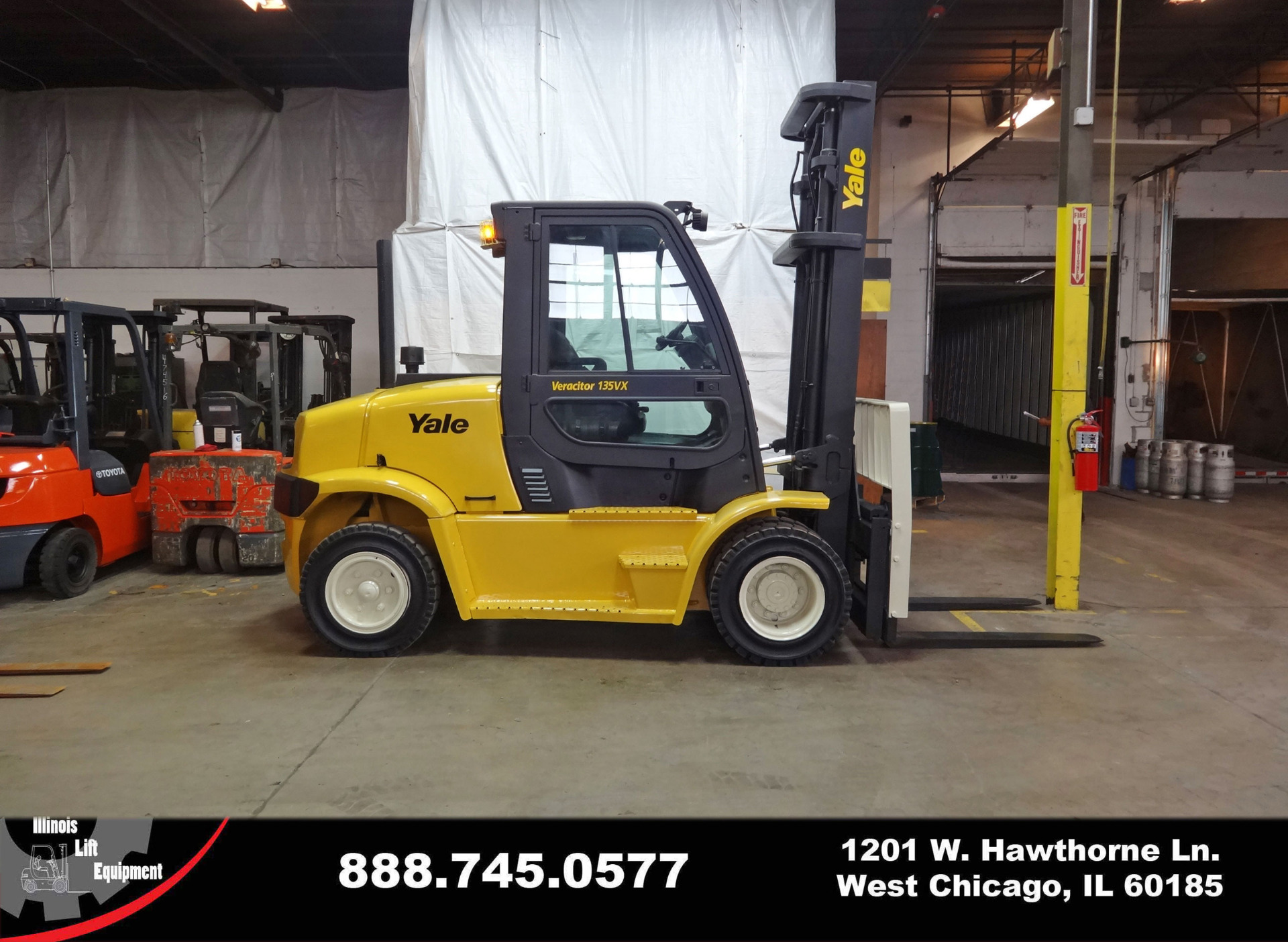 2008 Yale GDP135VX Forklift on Sale in Georgia