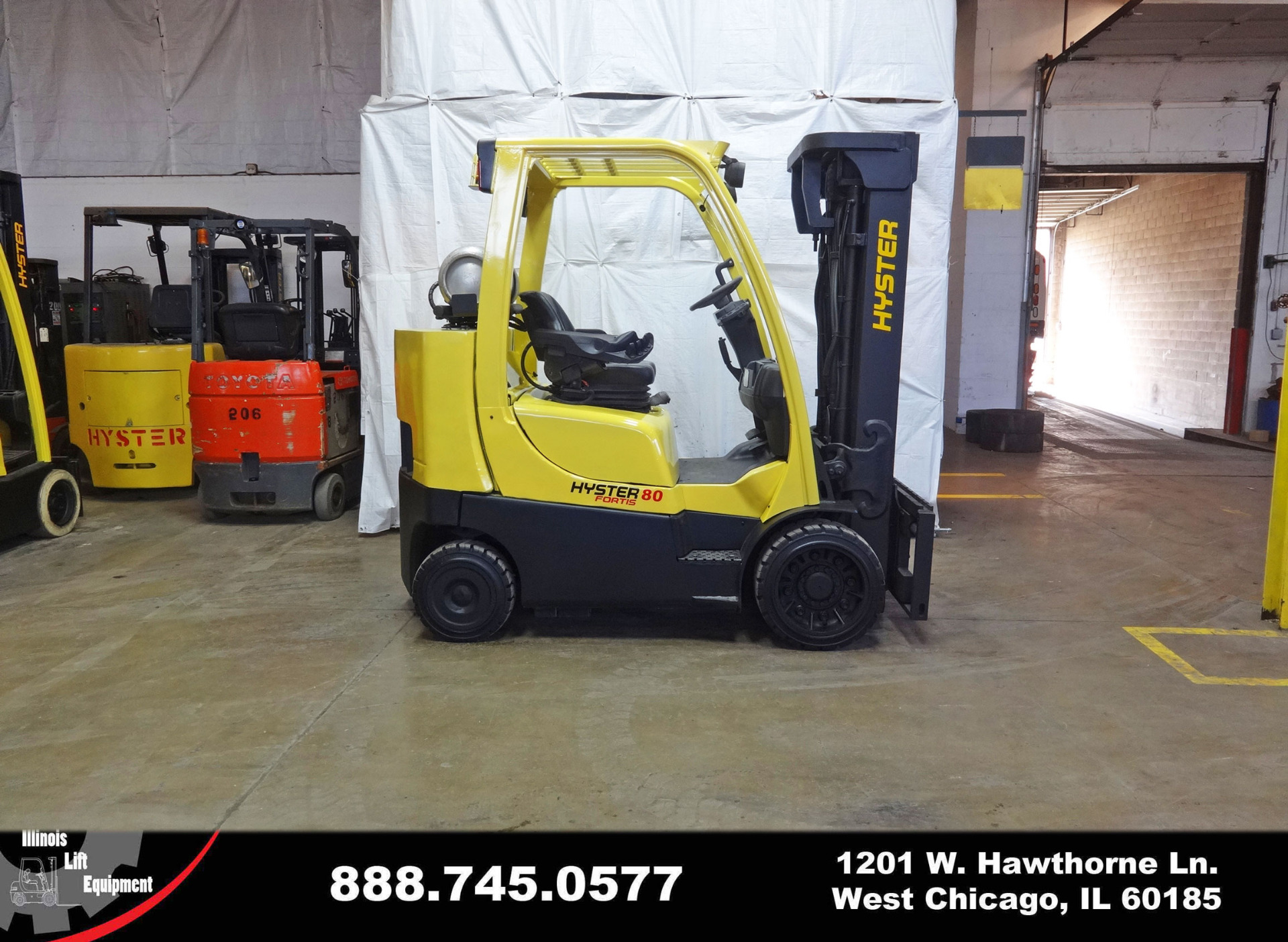 2010 Hyster S80FTBCS Forklift on Sale in Georgia