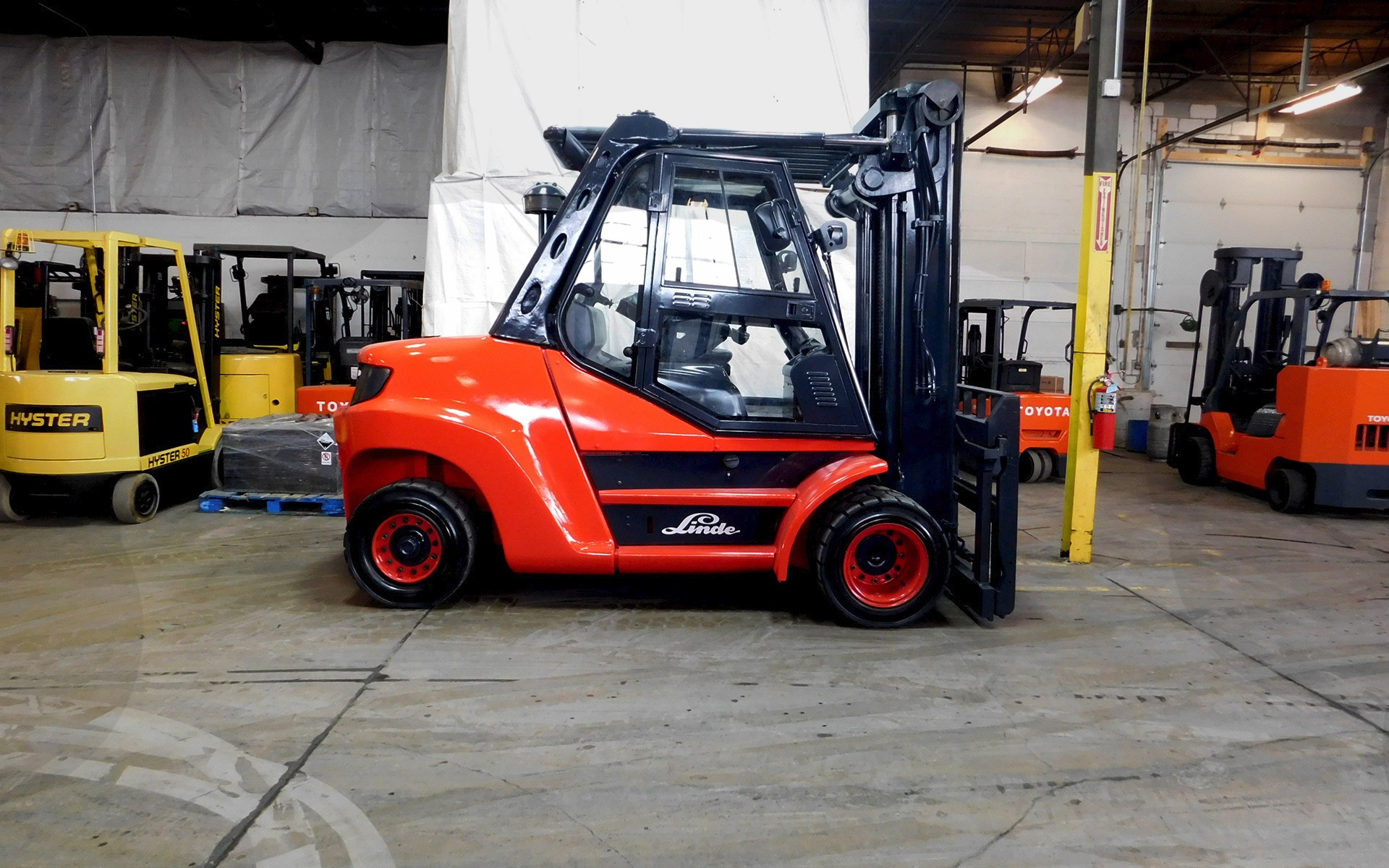 2010 Linde H80D Forklift on Sale in Georgia