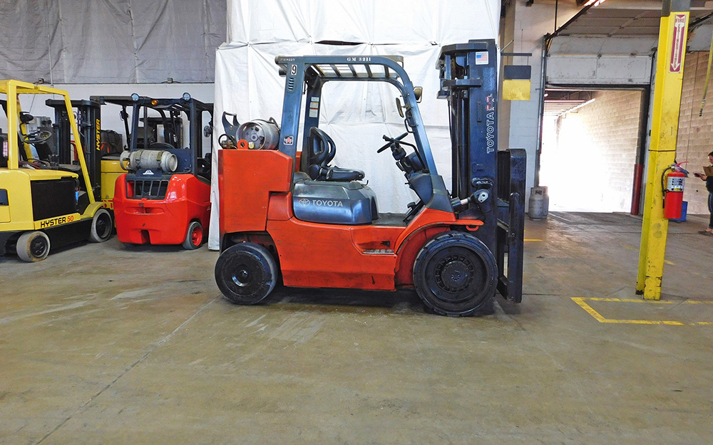 2012 Toyota 7FGCU55-BCS Forklift on Sale in Georgia